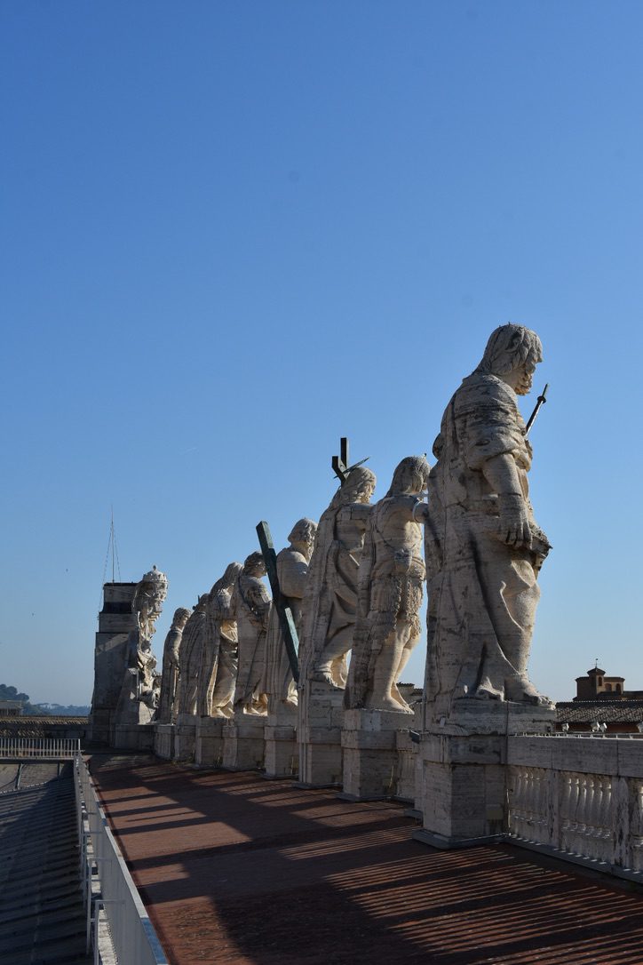 balade sur les terrasses du Vatican à Rome