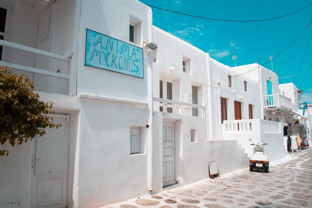 visite de Mykonos lors d'un voyage en Grèce