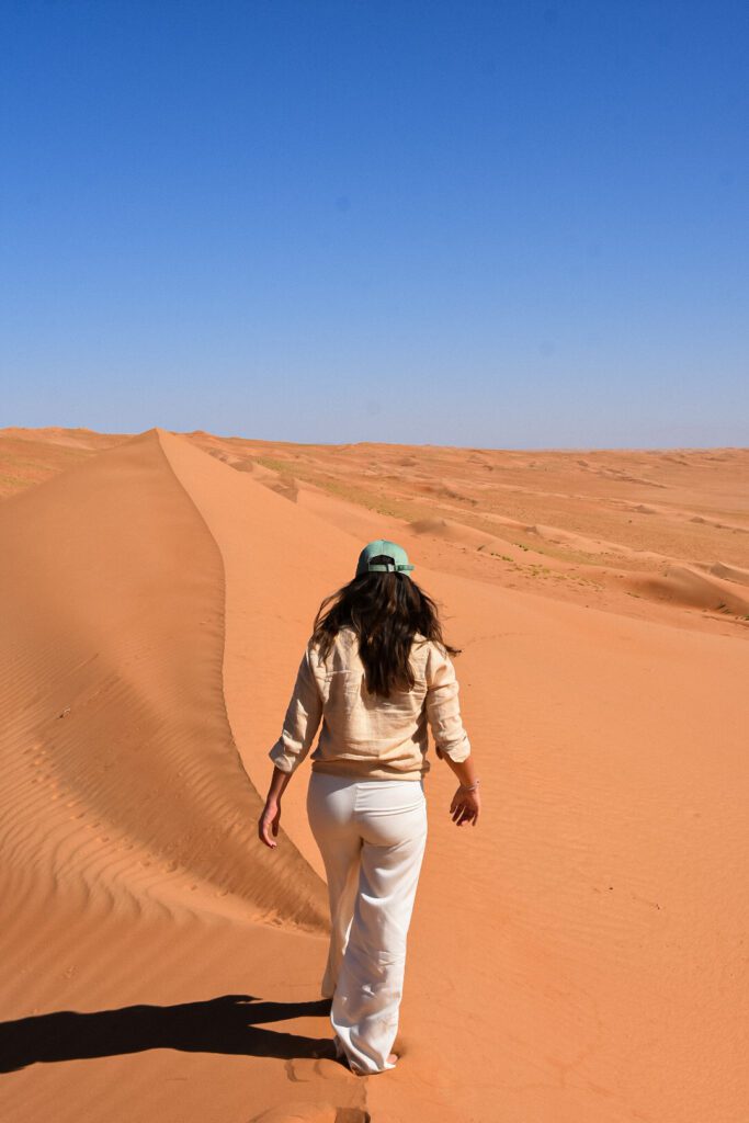 balade dans le désert d'Oman